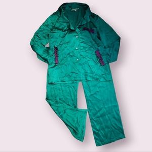 Mary Jo Bruno 100% Silk Pajama Set